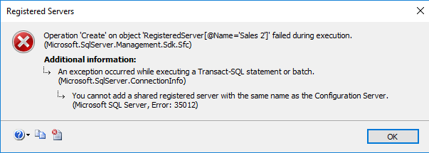 registration error