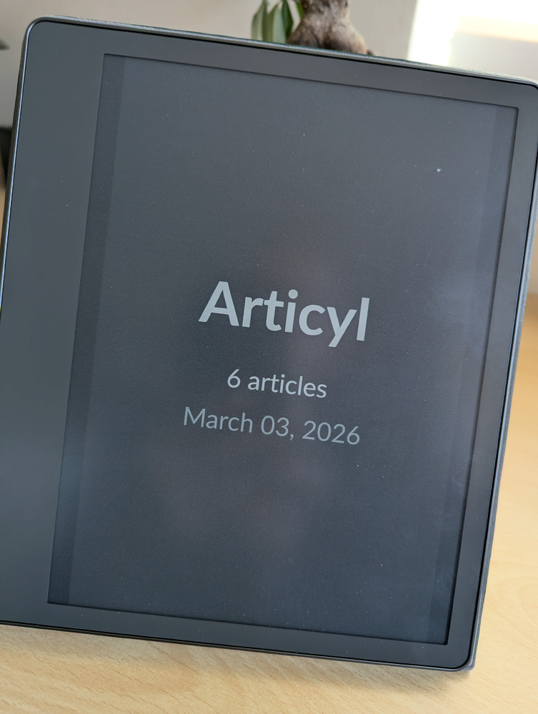 Articyl on Kindle